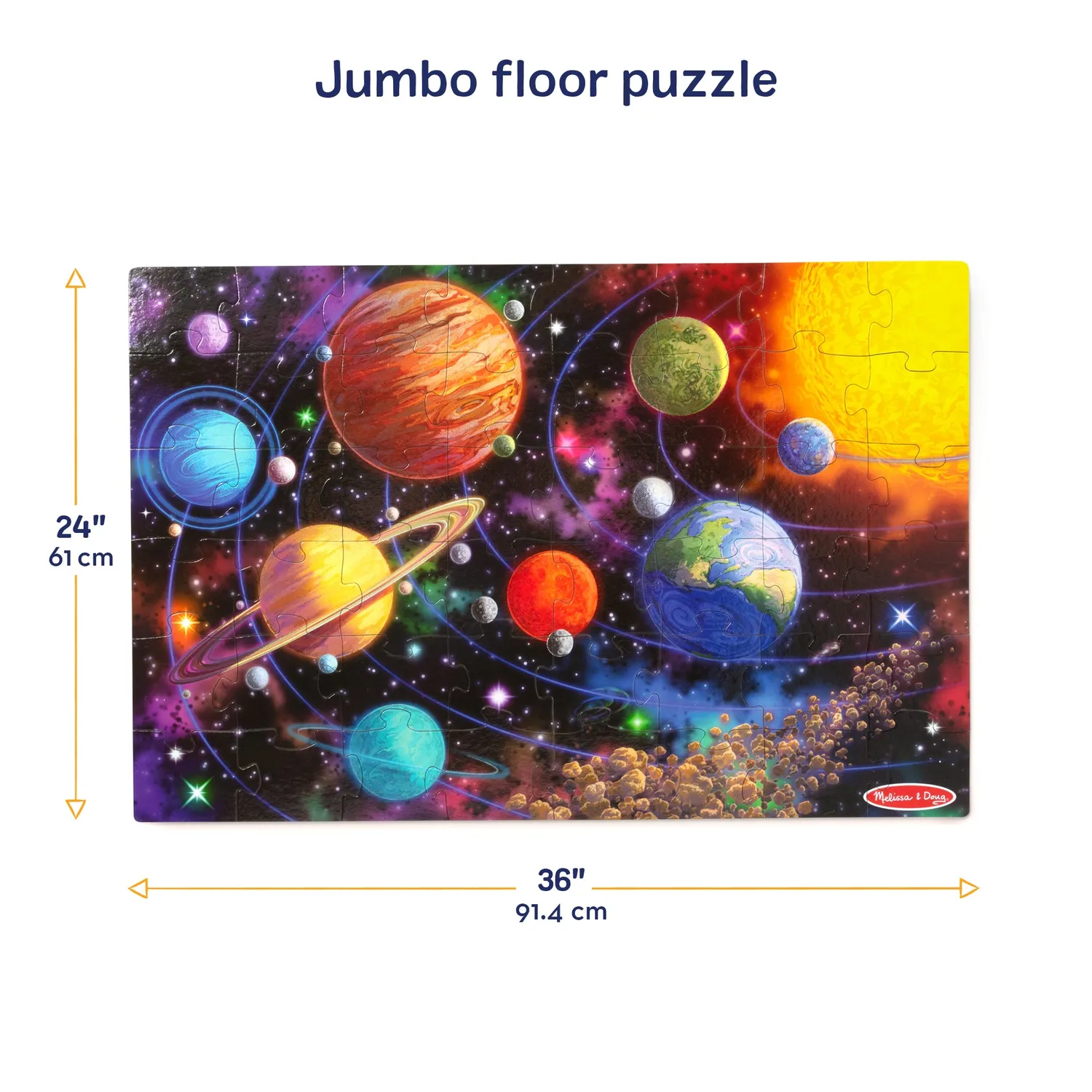 Melissa and Doug Sonnensystem Bodenpuzzle 48 Teile
