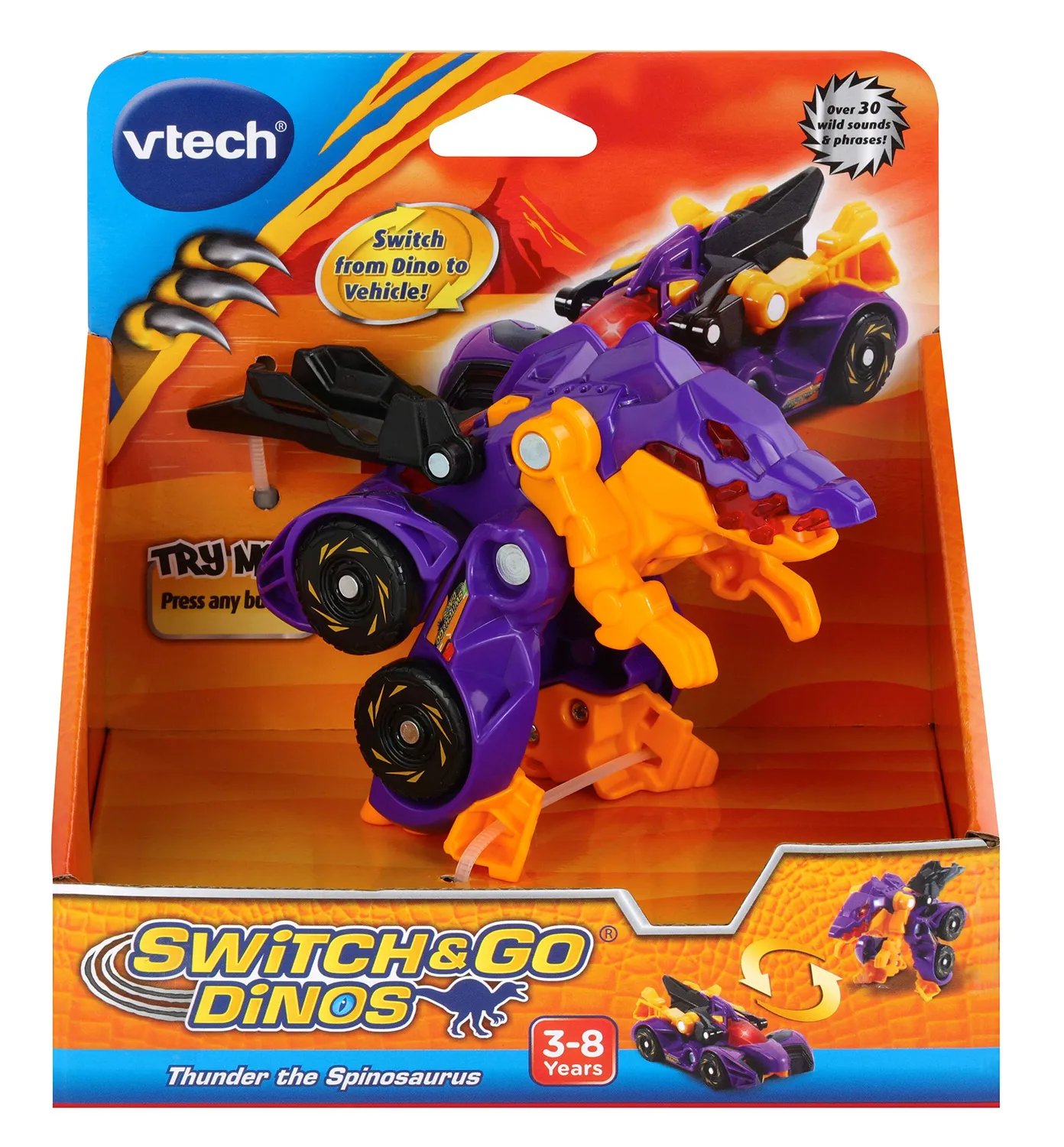VTech Switch Go Dinos Thunder Spinosaurus Auto