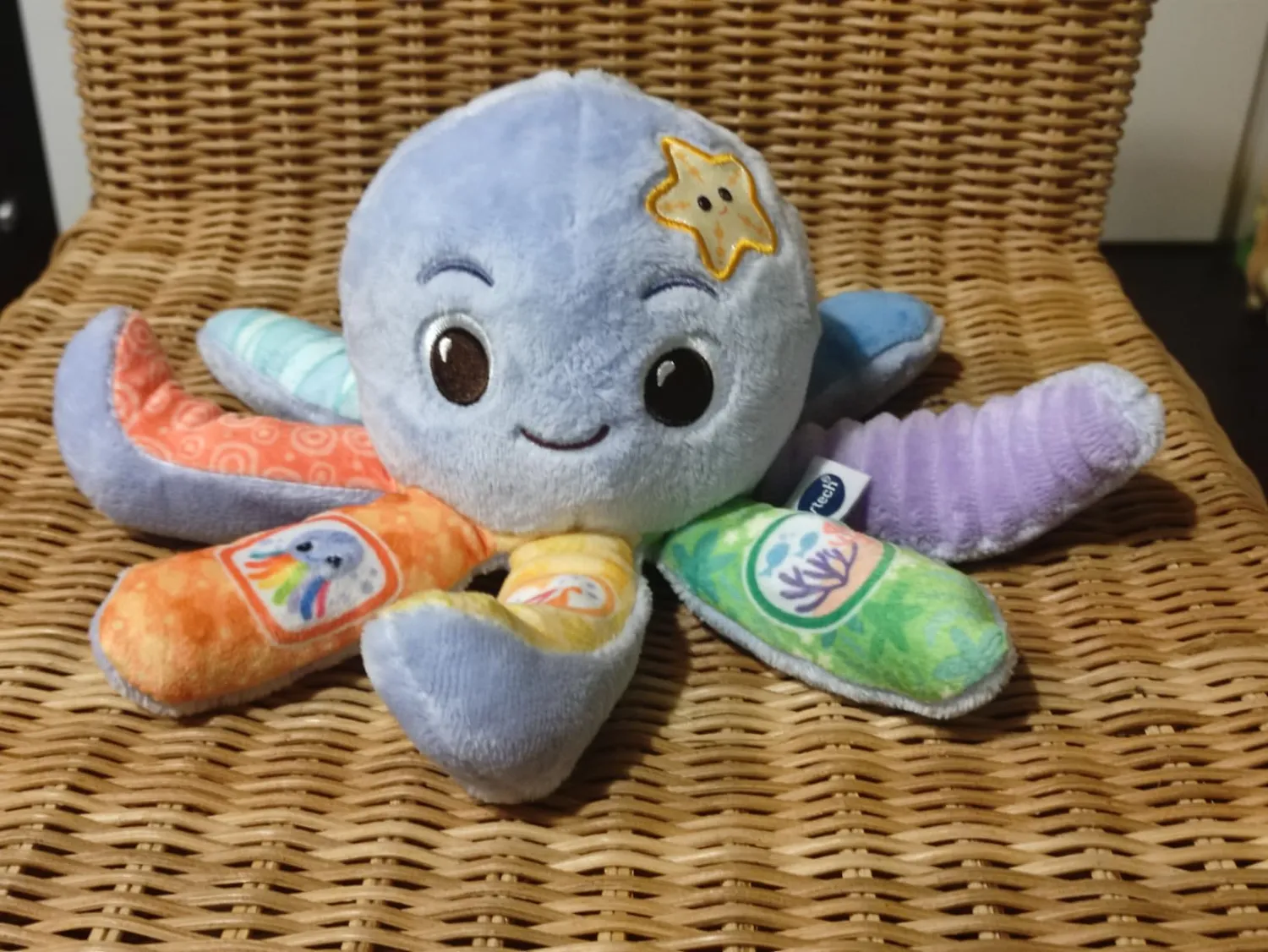 VTech Baby Plüsch-Oktopus Kuscheltier mit Musik 3-36 Monate