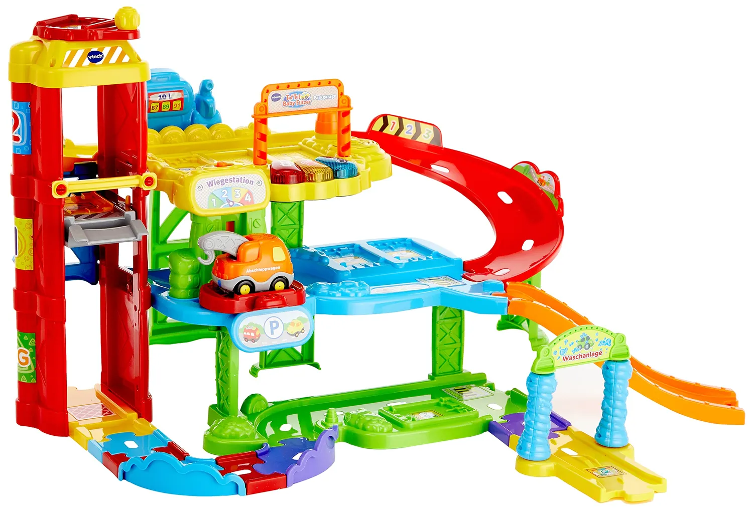 VTech Tut Tut Baby Flitzer Parkgarage 3-Etagen Garage mit Lift