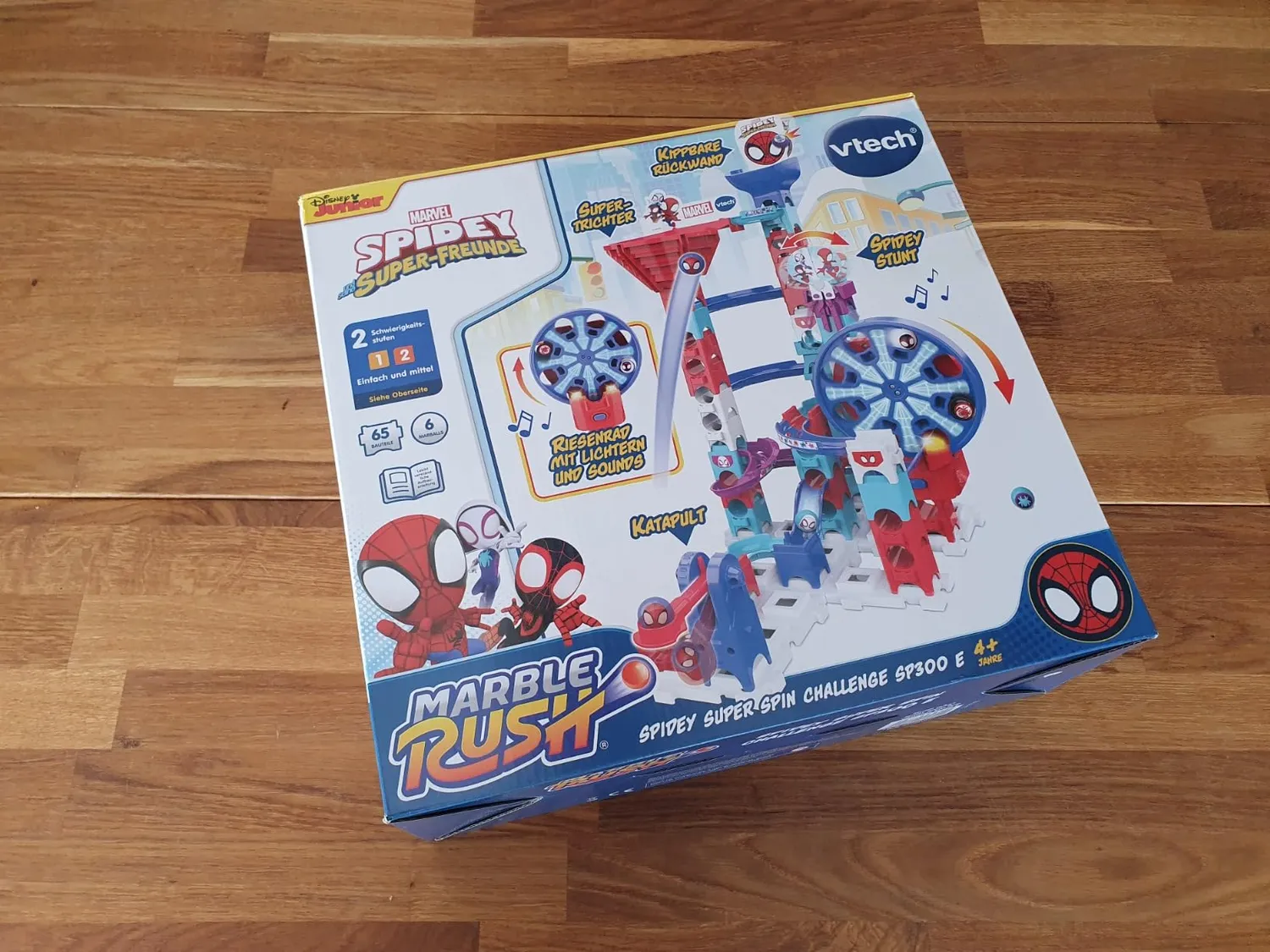 VTech Marble Rush Spidey Super Spin Challenge SP300 Murmelbahn
