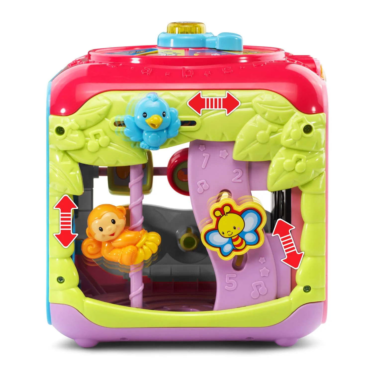 VTech Sortier- Entdeckungs-Aktivitätswürfel rosa 9 Monate
