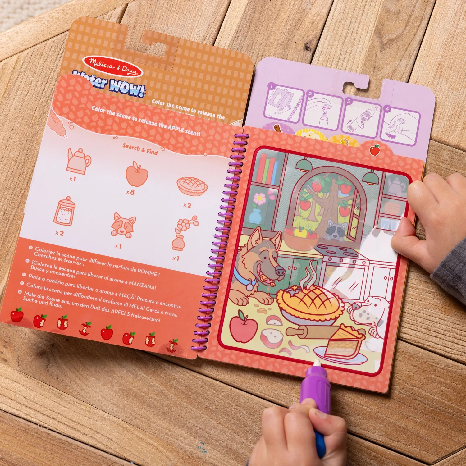 Melissa & Doug Water Wow! Treats Wassermalbuch Duft 5 Seiten