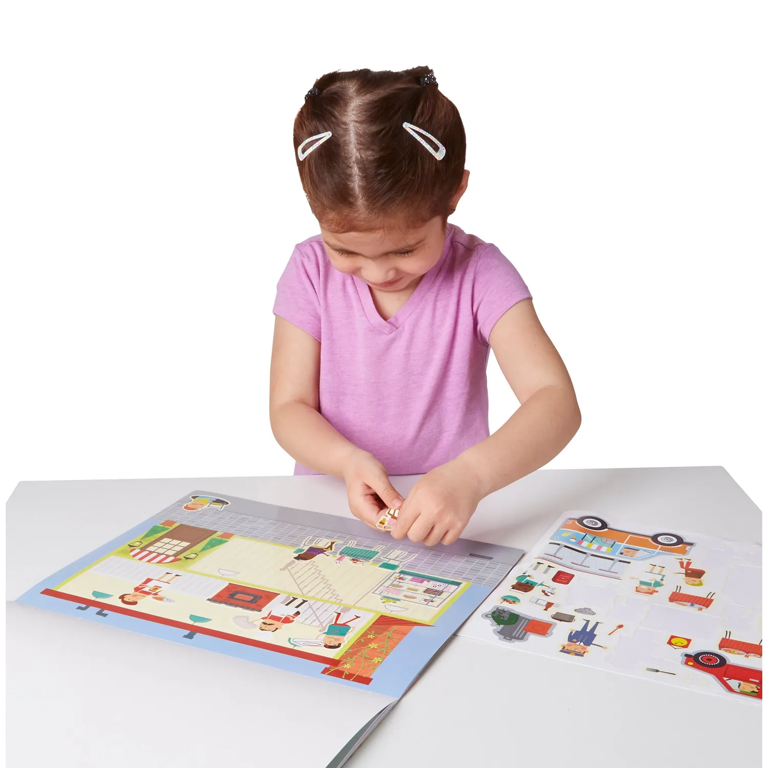 Melissa & Doug My Town Stickerbuch wiederverwendbar 200 Sticker