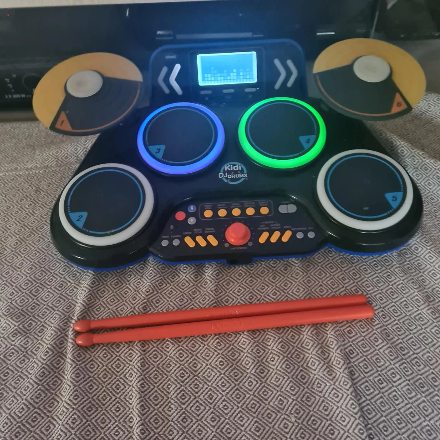 Vtech Kidi DJ Drums Schlagzeug elektronisch mit Bluetooth 6-12 J.