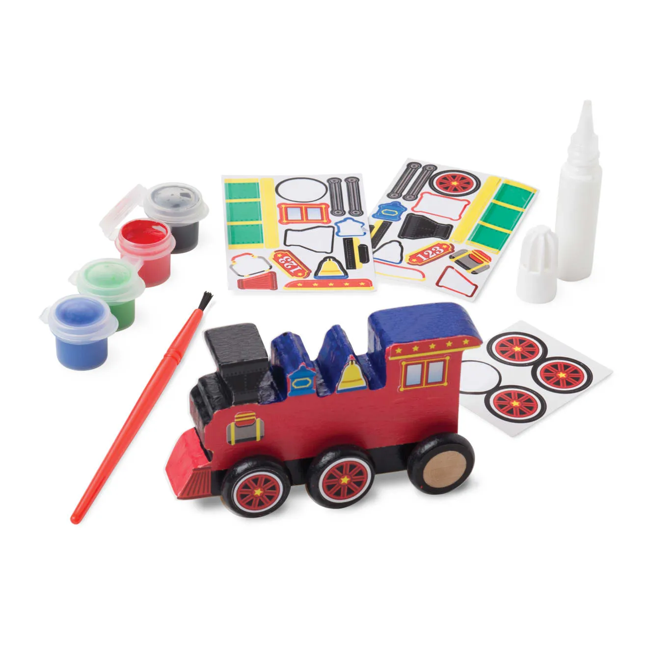 Melissa & Doug Created by Me Train Bastelset Holz Zug