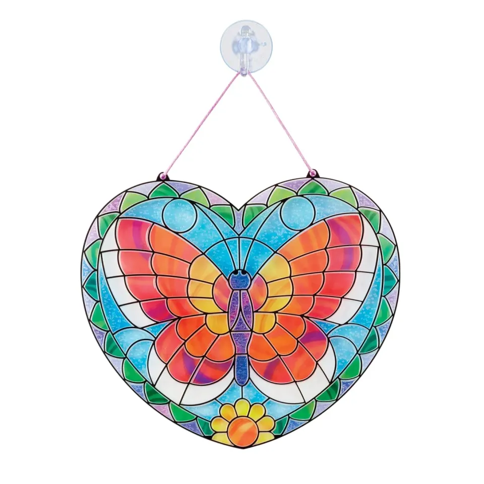 Melissa & Doug Stained Glass Schmetterling Bastelset