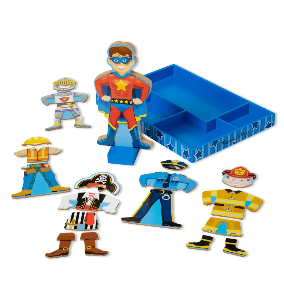 Melissa and Doug Billy Magnet Anziehpuppe Berufe