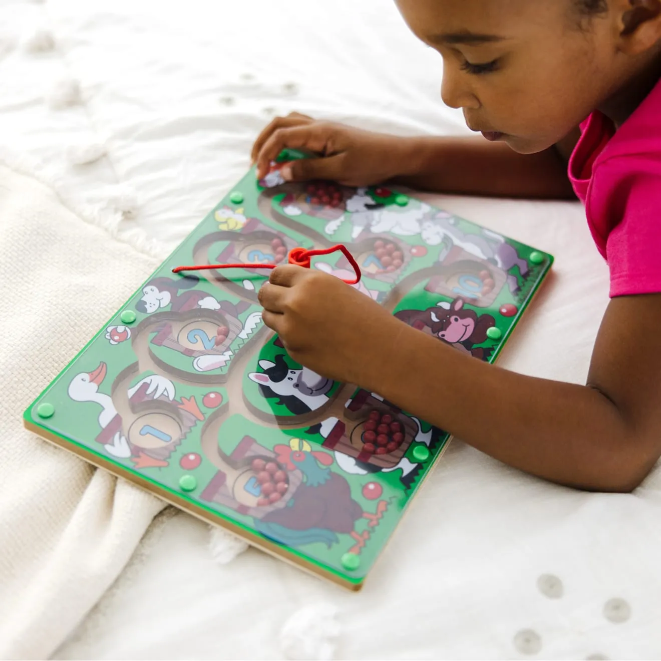 Melissa & Doug Number Maze Magnetspiel Zählen lernen