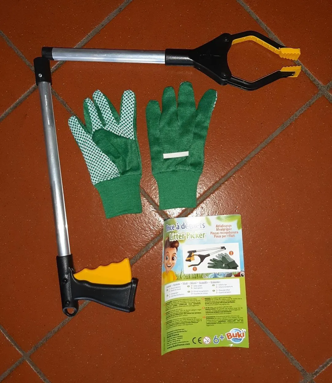 BUKI BN013 Abfallzange Greifer 80 cm ab 6 Jahren