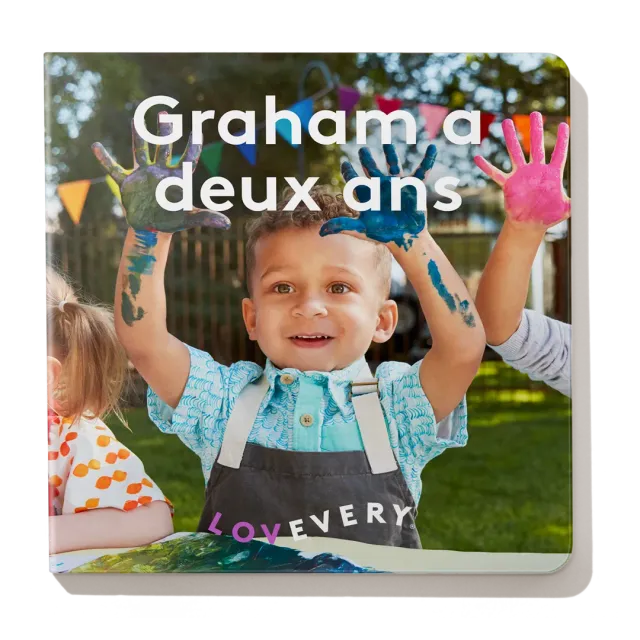 Lovevery Play Kits Graham Pappbuch 2 Jahre französisch