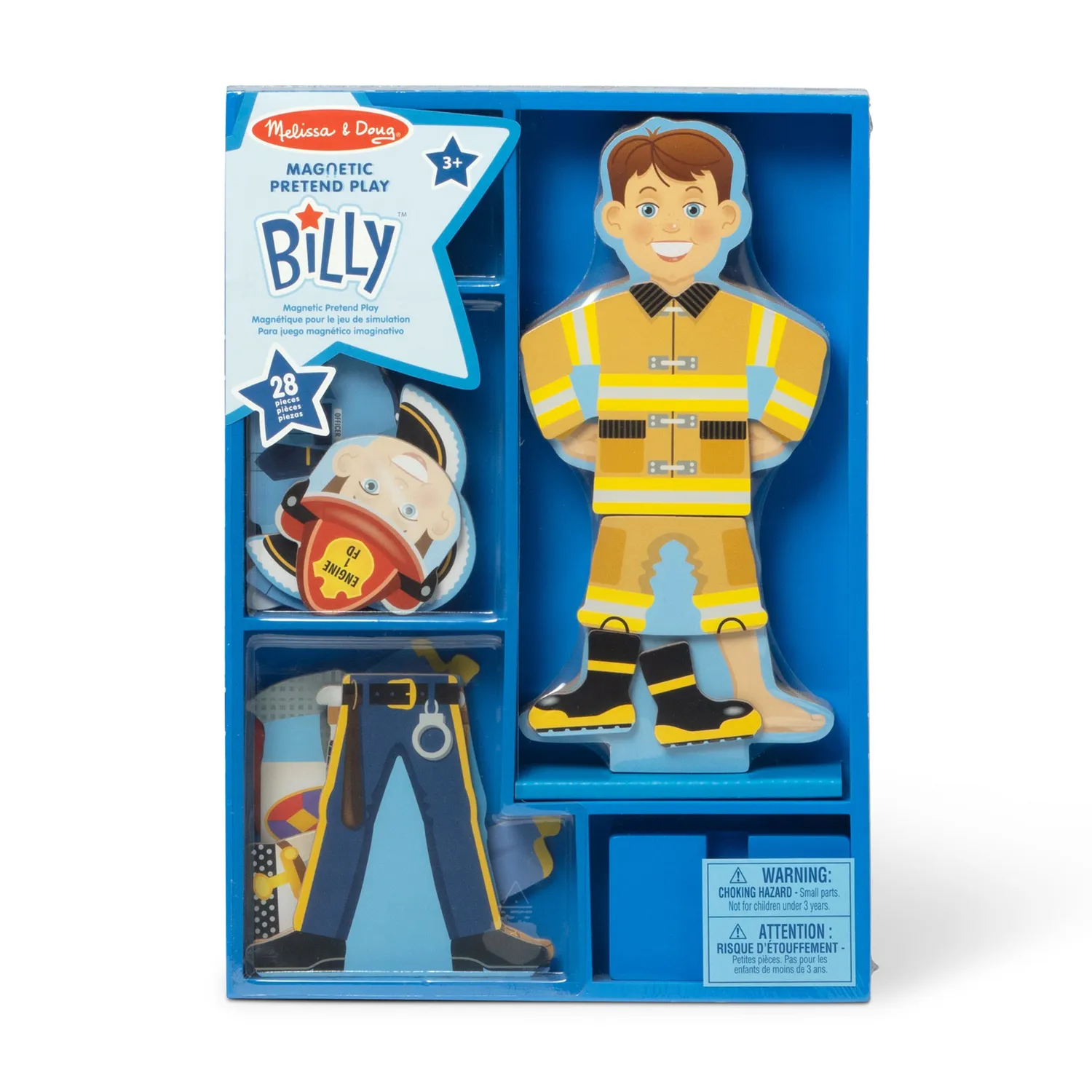 Melissa and Doug Billy Magnet Anziehpuppe Berufe