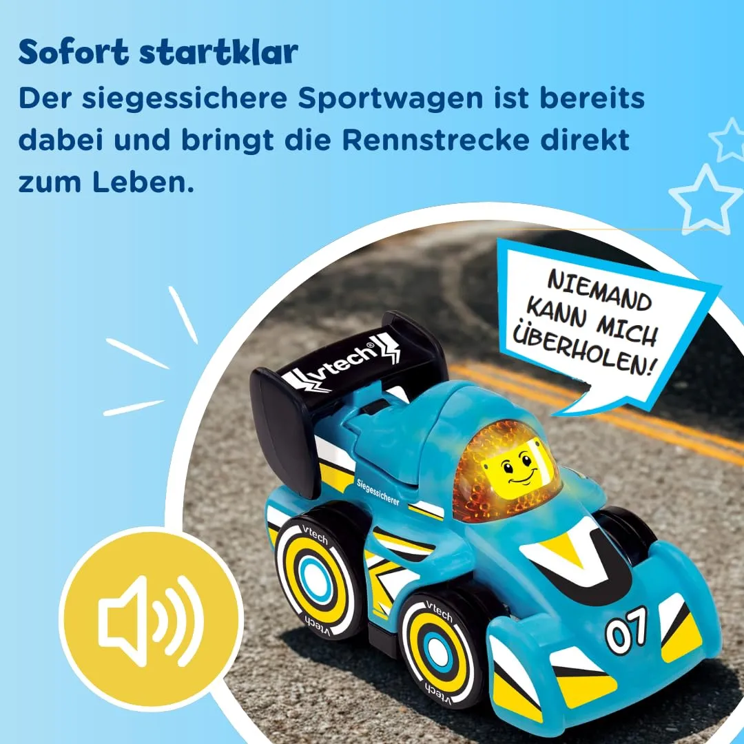 Vtech Tut Tut Baby Flitzer Kleine Rennstrecke mit Sportwagen Sound