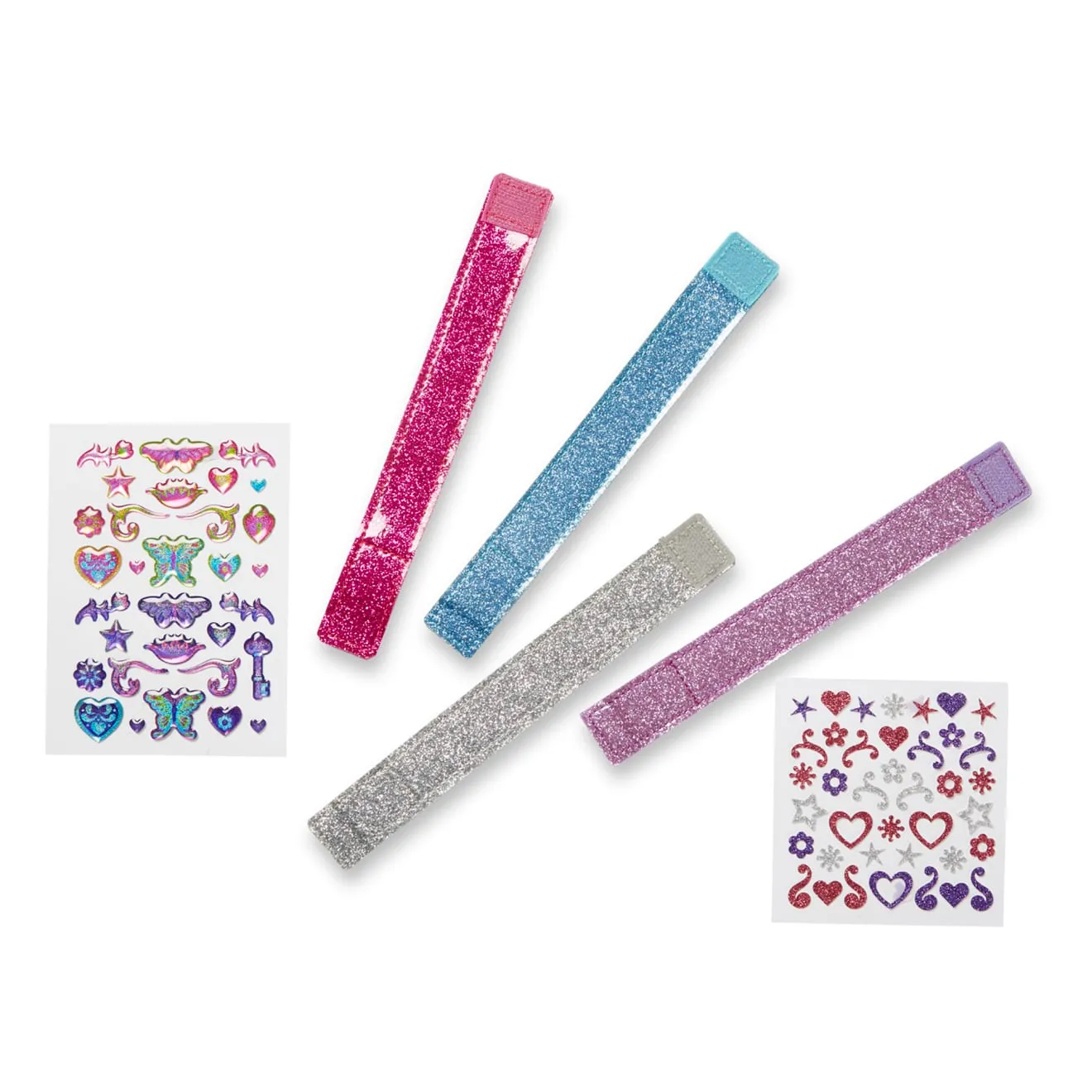 Melissa & Doug Design-Your-Own Armbänder Bastelset Glitzer