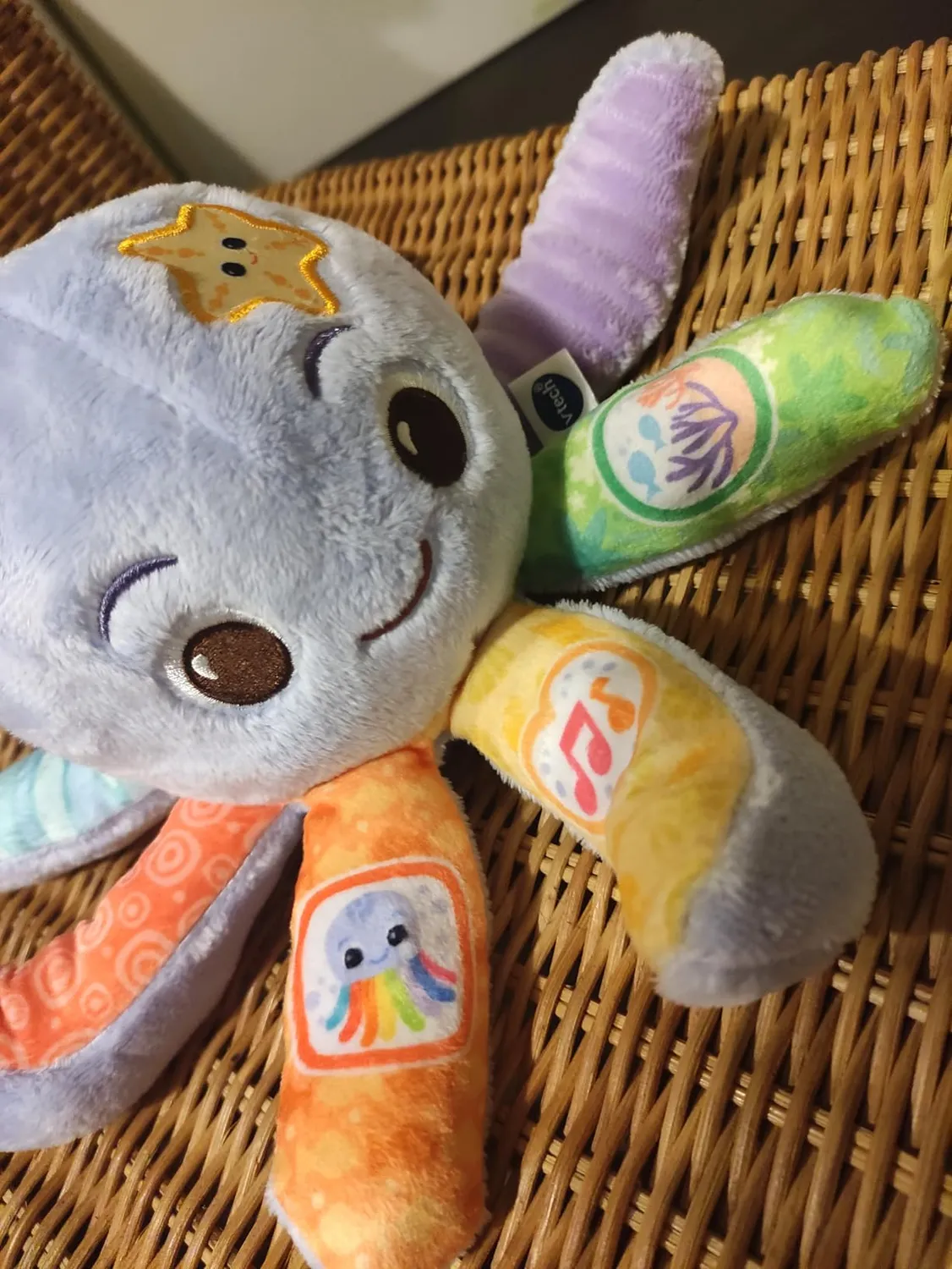 VTech Baby Plüsch-Oktopus Kuscheltier mit Musik 3-36 Monate