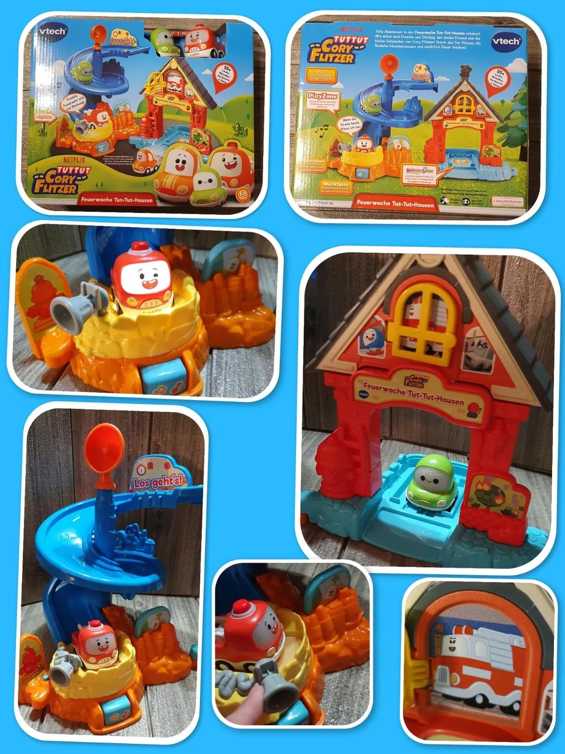 VTech Tut Tut Cory Flitzer Feuerwache 80-524004 Spielset