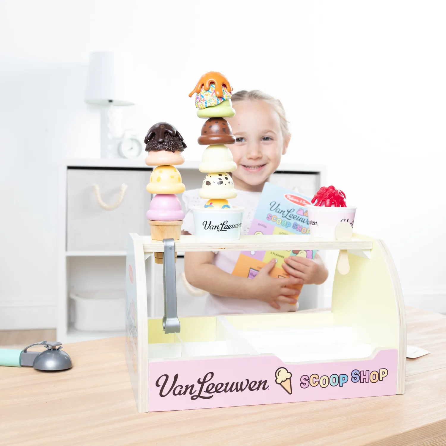 Melissa & Doug Van Leeuwen Eisdiele Holz 29-teilig