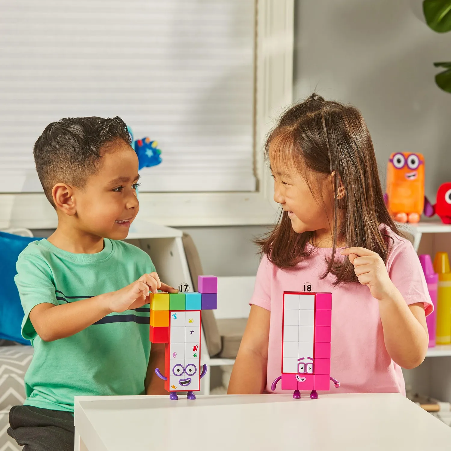 Learning Resources Numberblocks Siebzehn & Achtzehn Figuren 2er-Set Mathe
