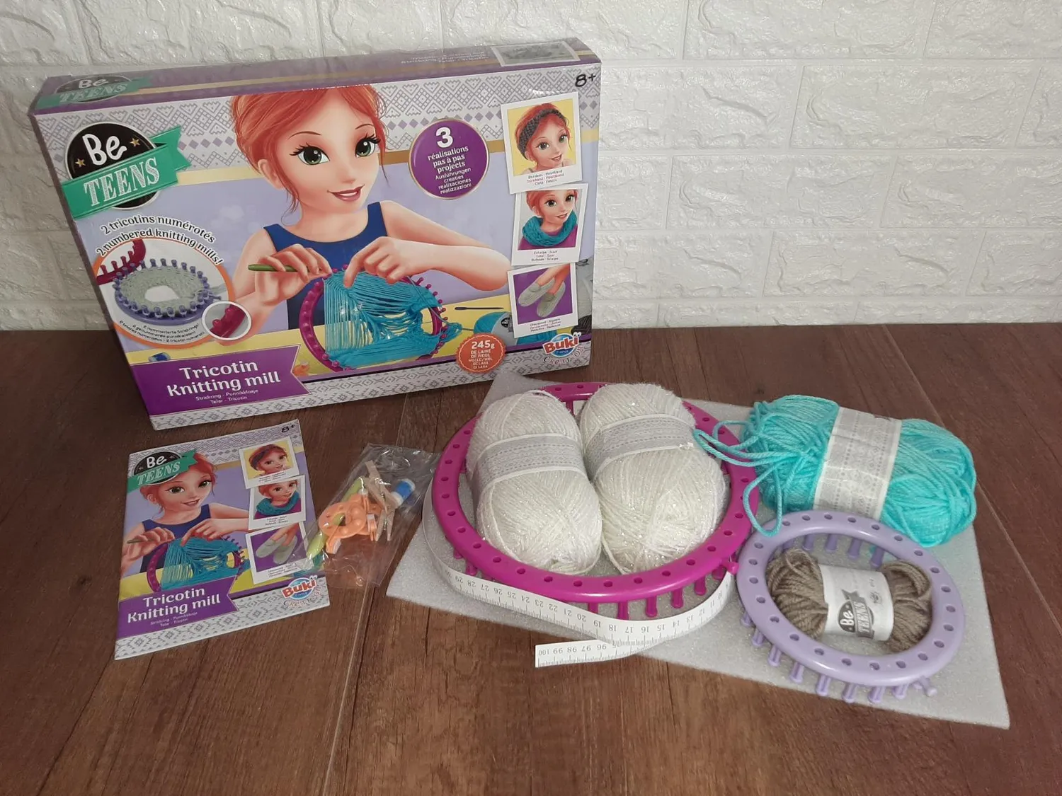 Buki Be Teens BE005 Strickset mit Wolle für Anfänger