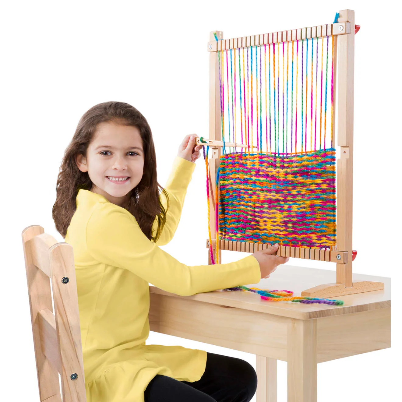 Melissa & Doug Multi-Craft Weaving Loom Webrahmen Holz 6 Jahre
