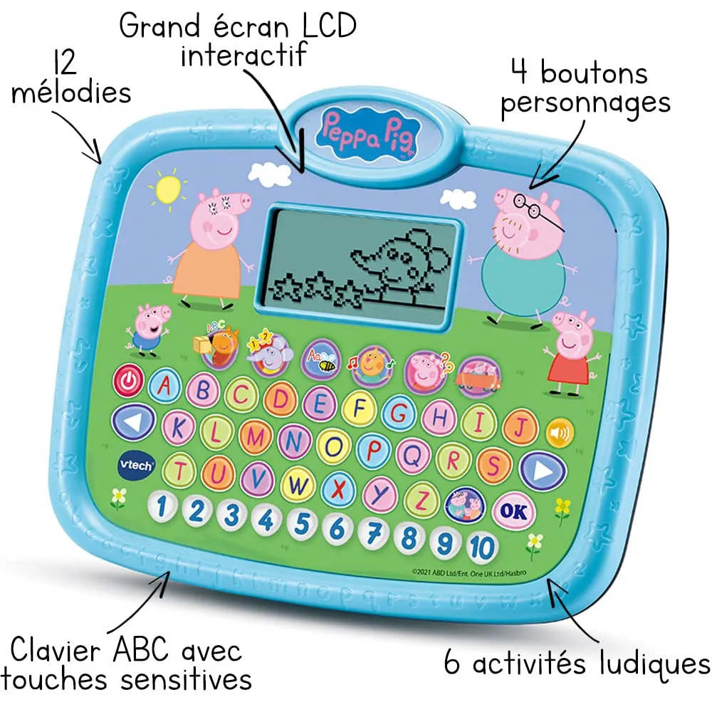 VTech Peppa Pig Super Lerntablett Tablet französisch 2-5 Jahre
