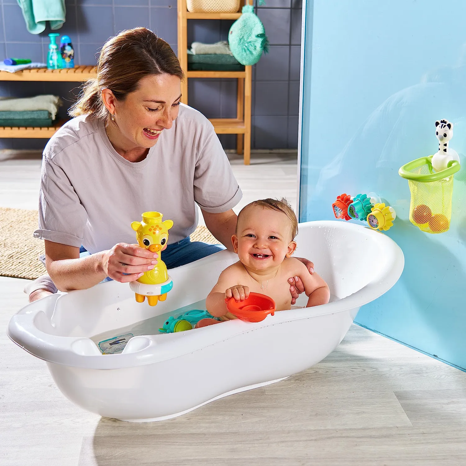 VTech Baby Badeset 6-teilig Badespielzeug mit 15 Elementen