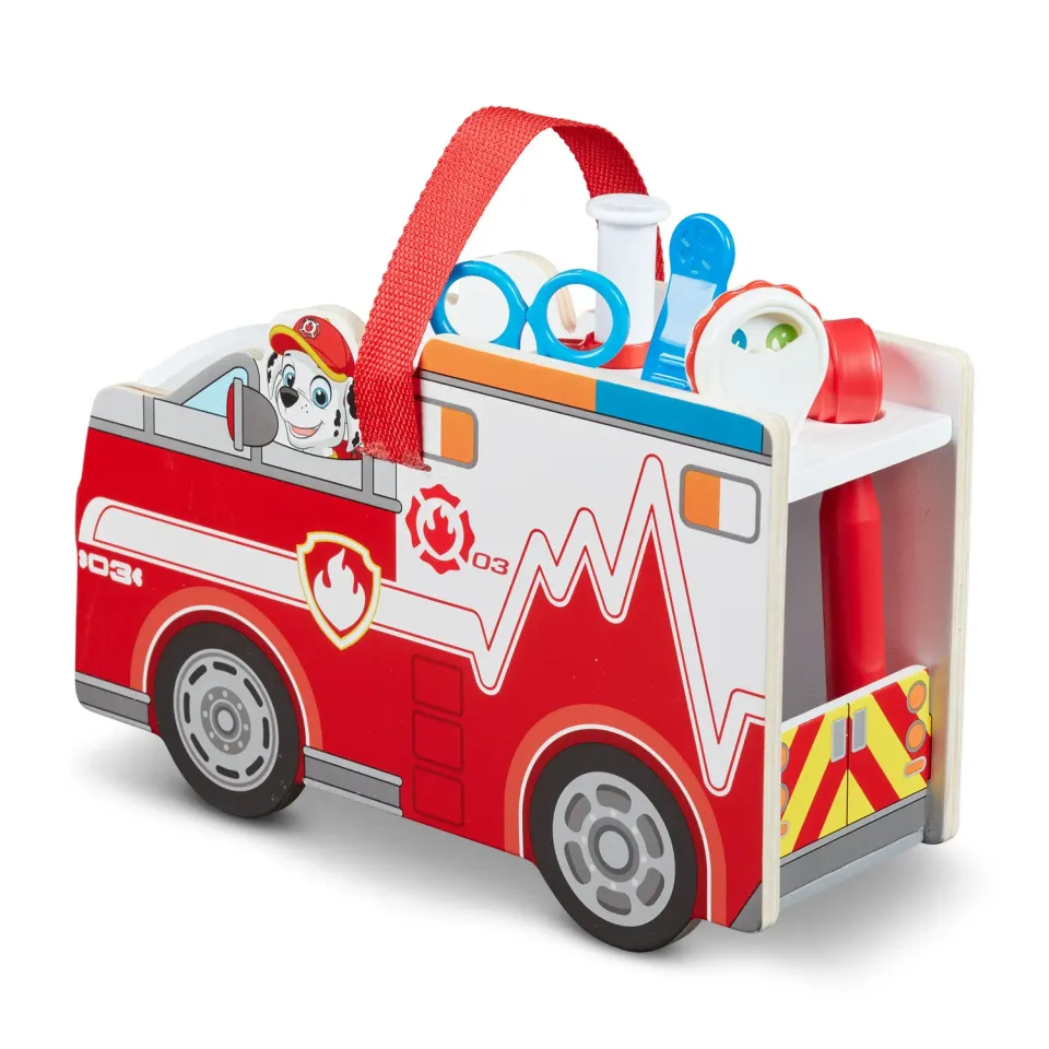 Melissa & Doug PAW Patrol Marshall Arztkoffer Holz 14 Teile