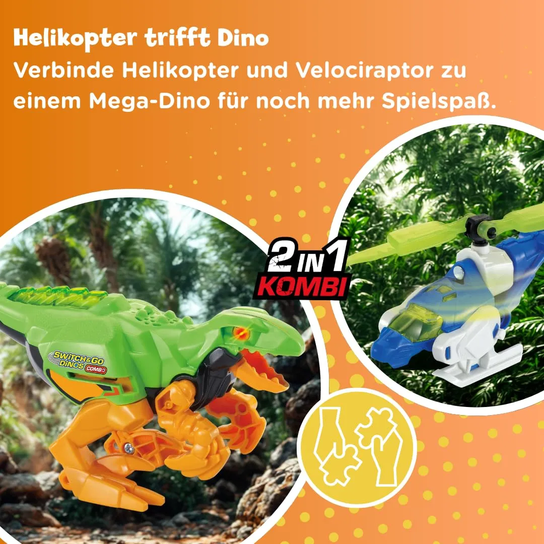 VTech Switch & Go Dinos Velociraptor Helikopter 2-in-1