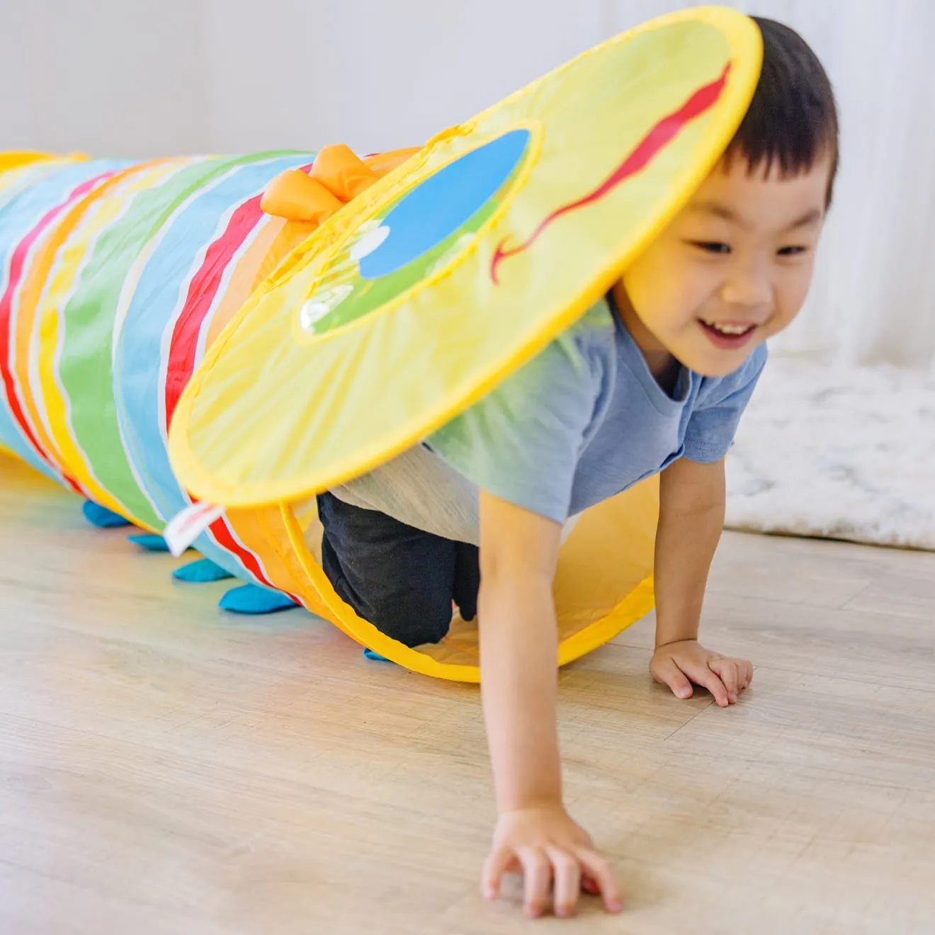 Melissa & Doug Giddy Buggy Krabbeltunnel 150 cm bunt