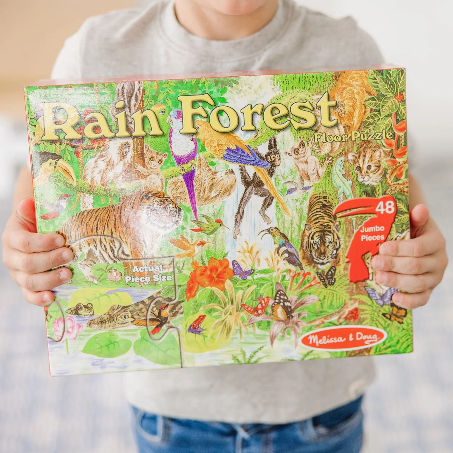 Melissa & Doug Rainforest Bodenpuzzle 48 Teile