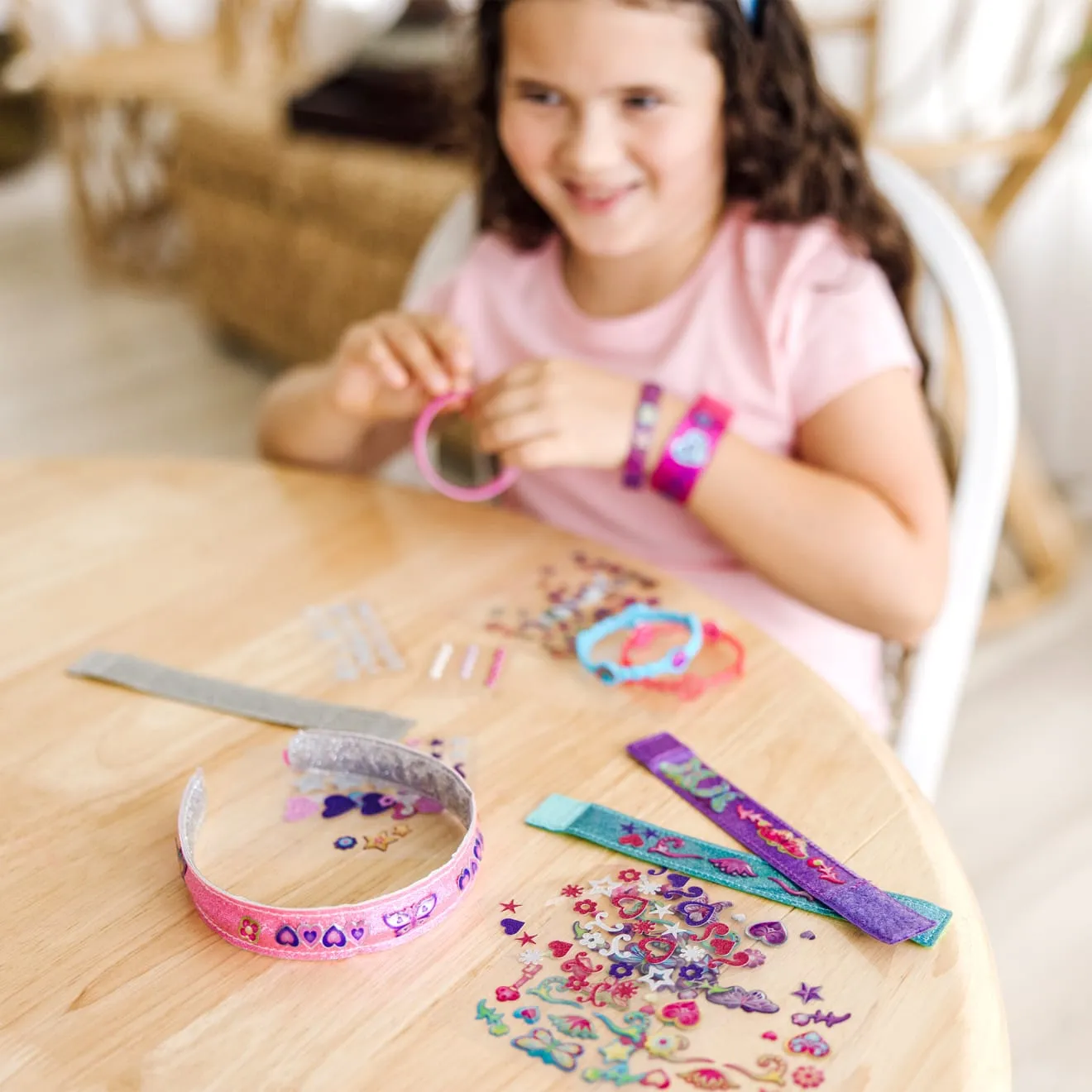 Melissa & Doug Schmuck Bastelset Armbänder Stirnbänder