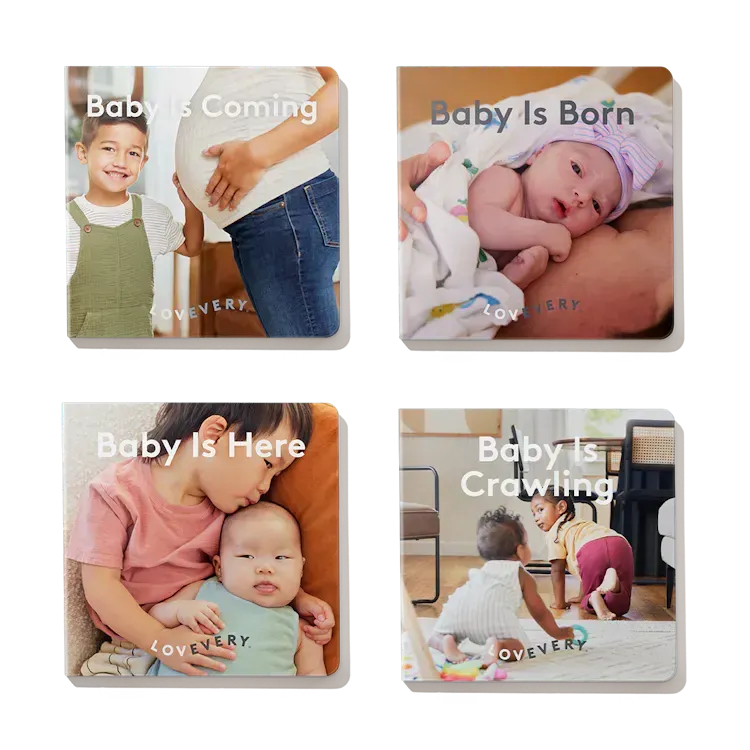 Lovevery New Sibling Buch Set Geschwister Baby 3 Teile