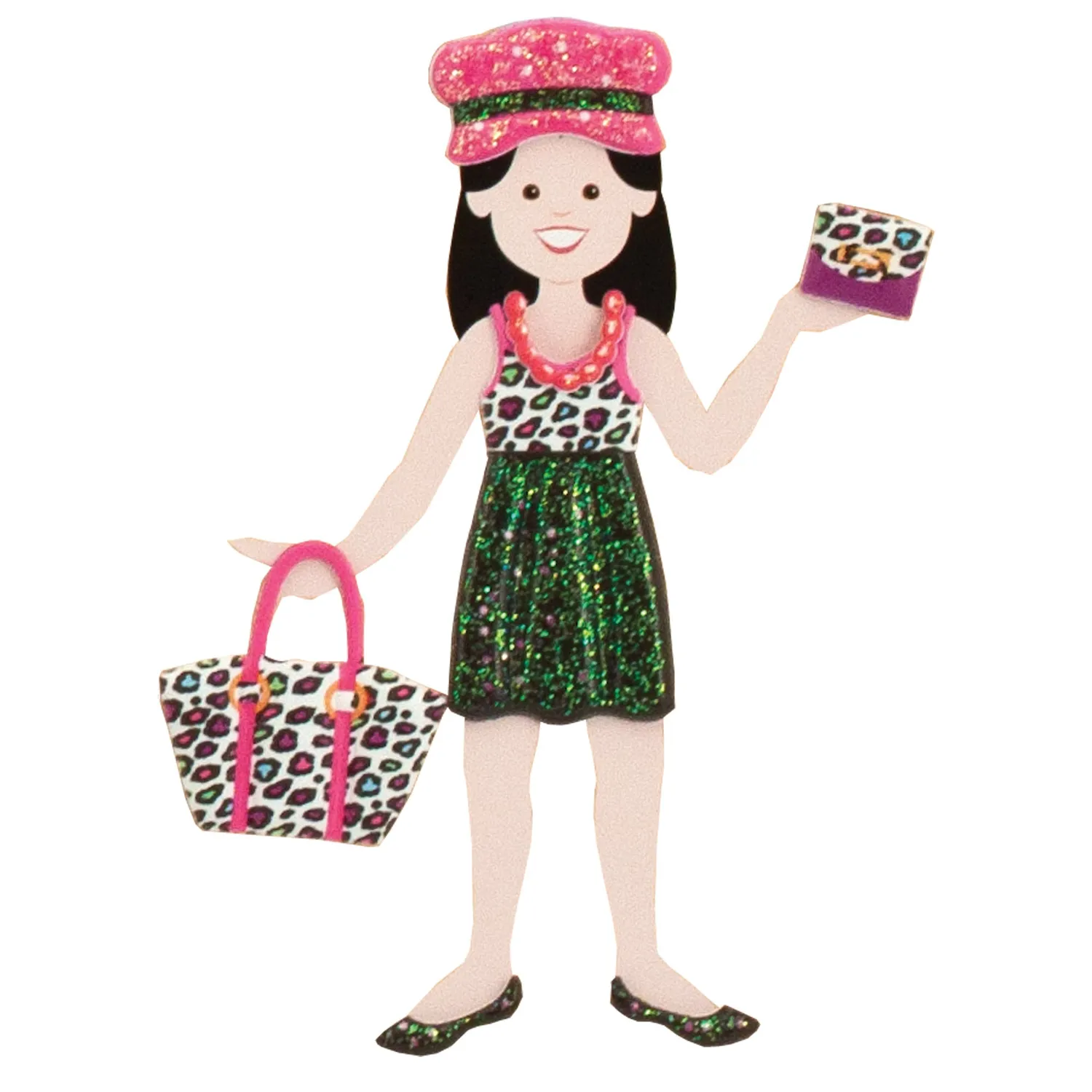 Melissa & Doug Day of Glamour Puffy Stickerbuch 196 Sticker