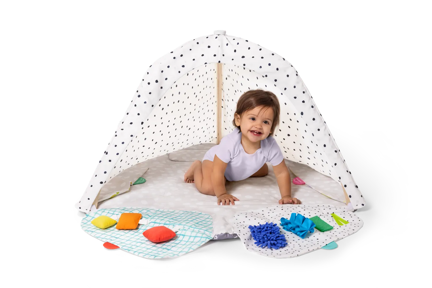 Lovevery Play Gym Babygym Krabbeldecke 5 Zonen Holz