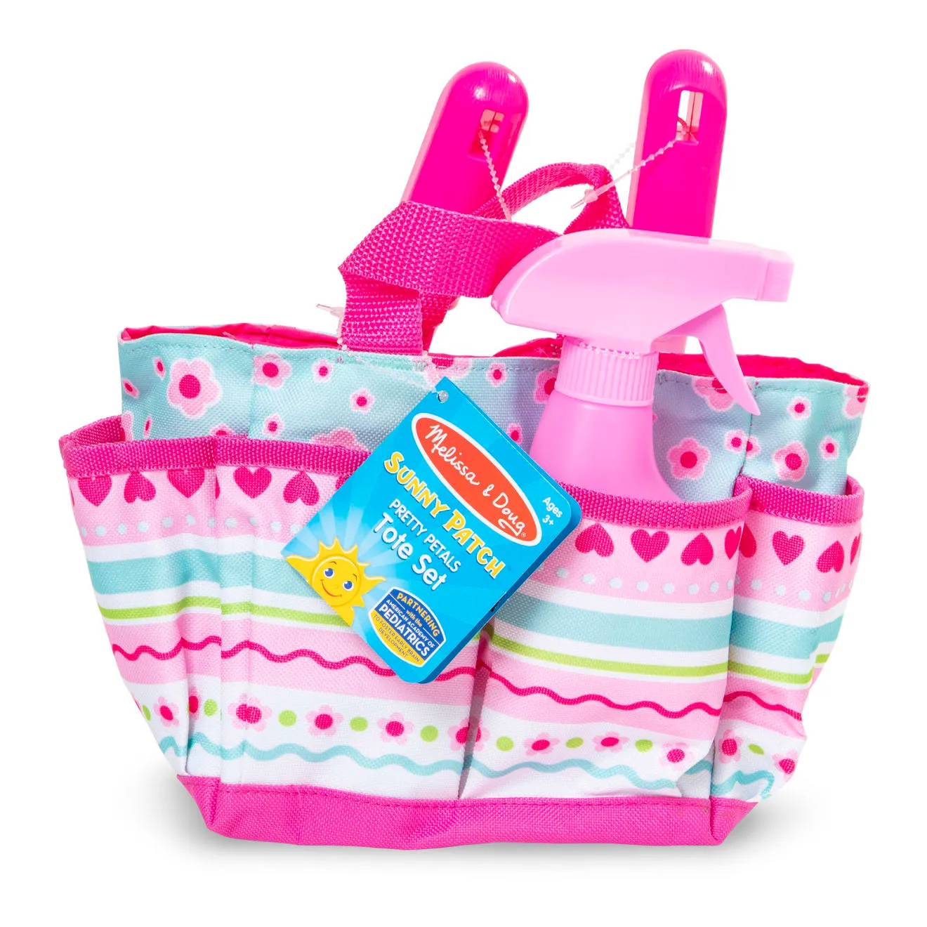 Melissa & Doug Pretty Petals Gartentasche mit Geräten für Kinder
