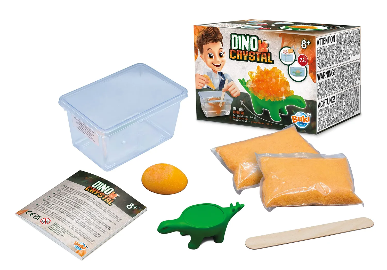 Buki 9009 Dinosaurier-Kristalle Experimentierset ab 8 Jahren
