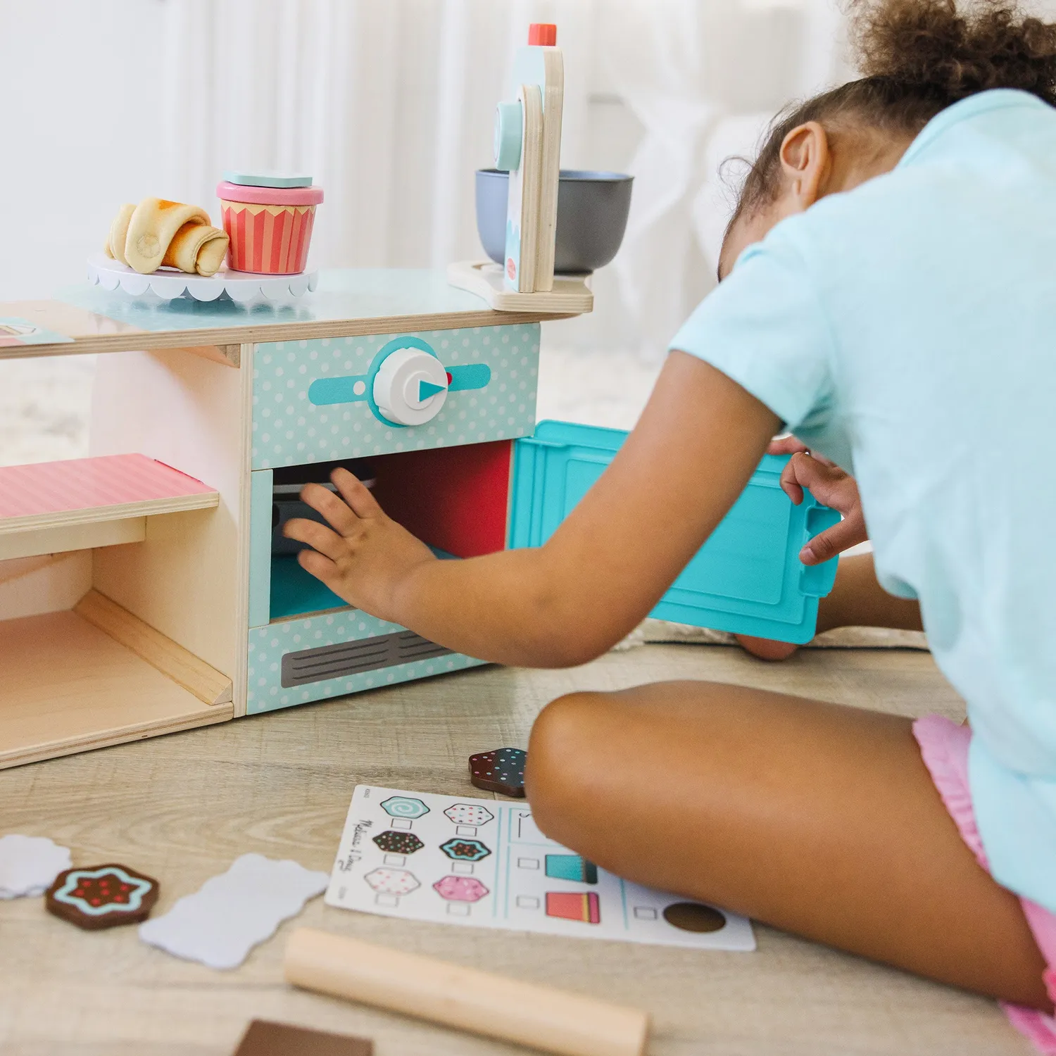 Melissa & Doug La Patisserie Bäckerei Holz 39-tlg Backset