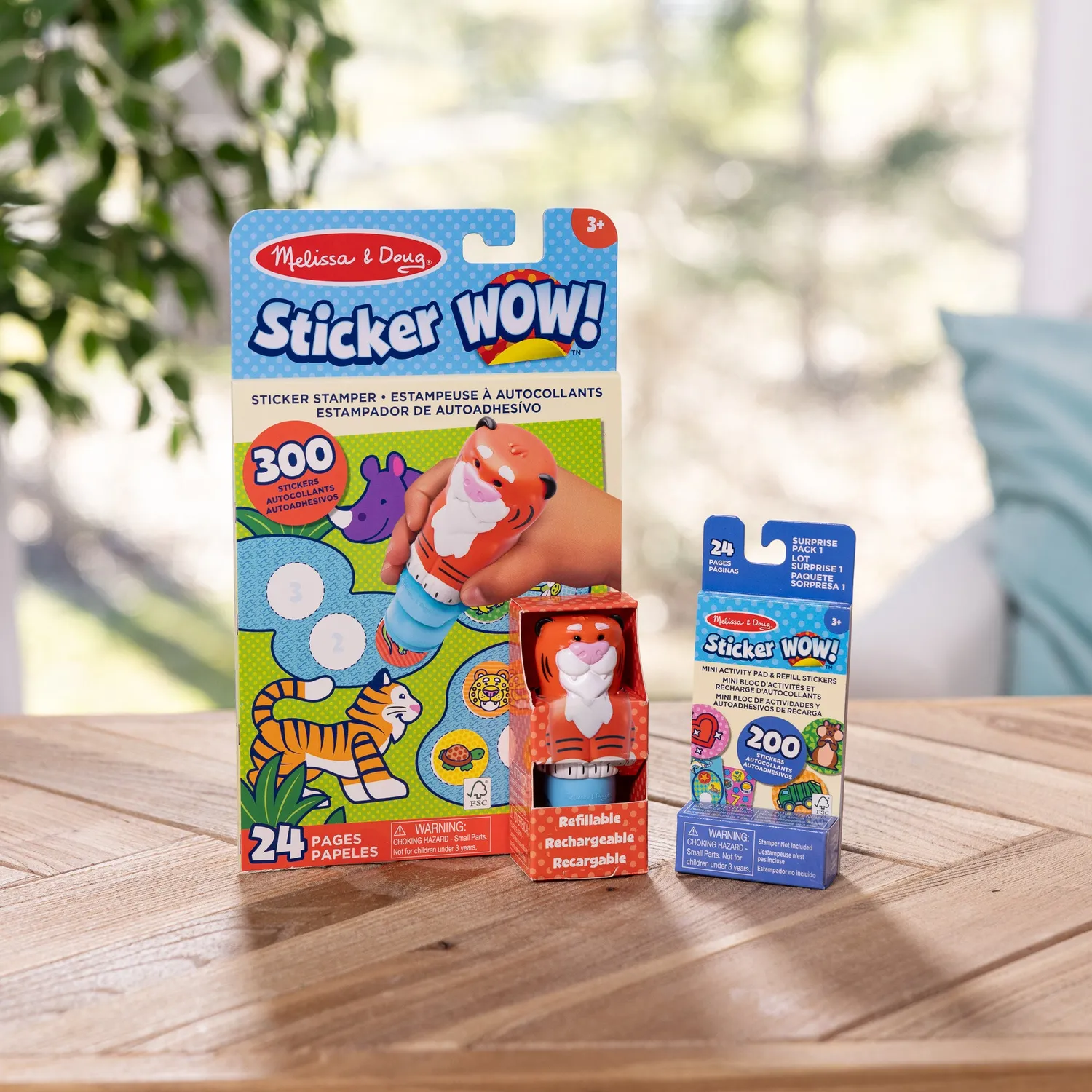 Melissa & Doug Sticker WOW Tiger Sticker-Set 500-tlg ab 3 Jahre