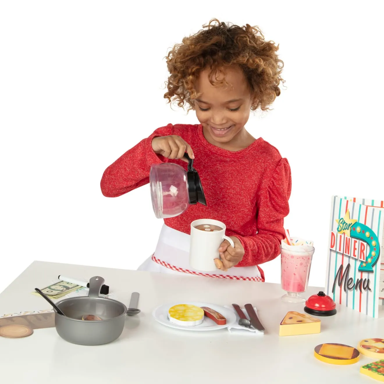 Melissa & Doug Star Diner Restaurant Spielset 41-teilig