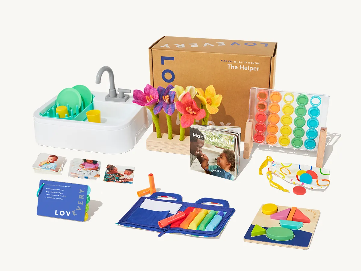 Lovevery Das Helfer-Set Spielset Deutsch für 2-Jährige