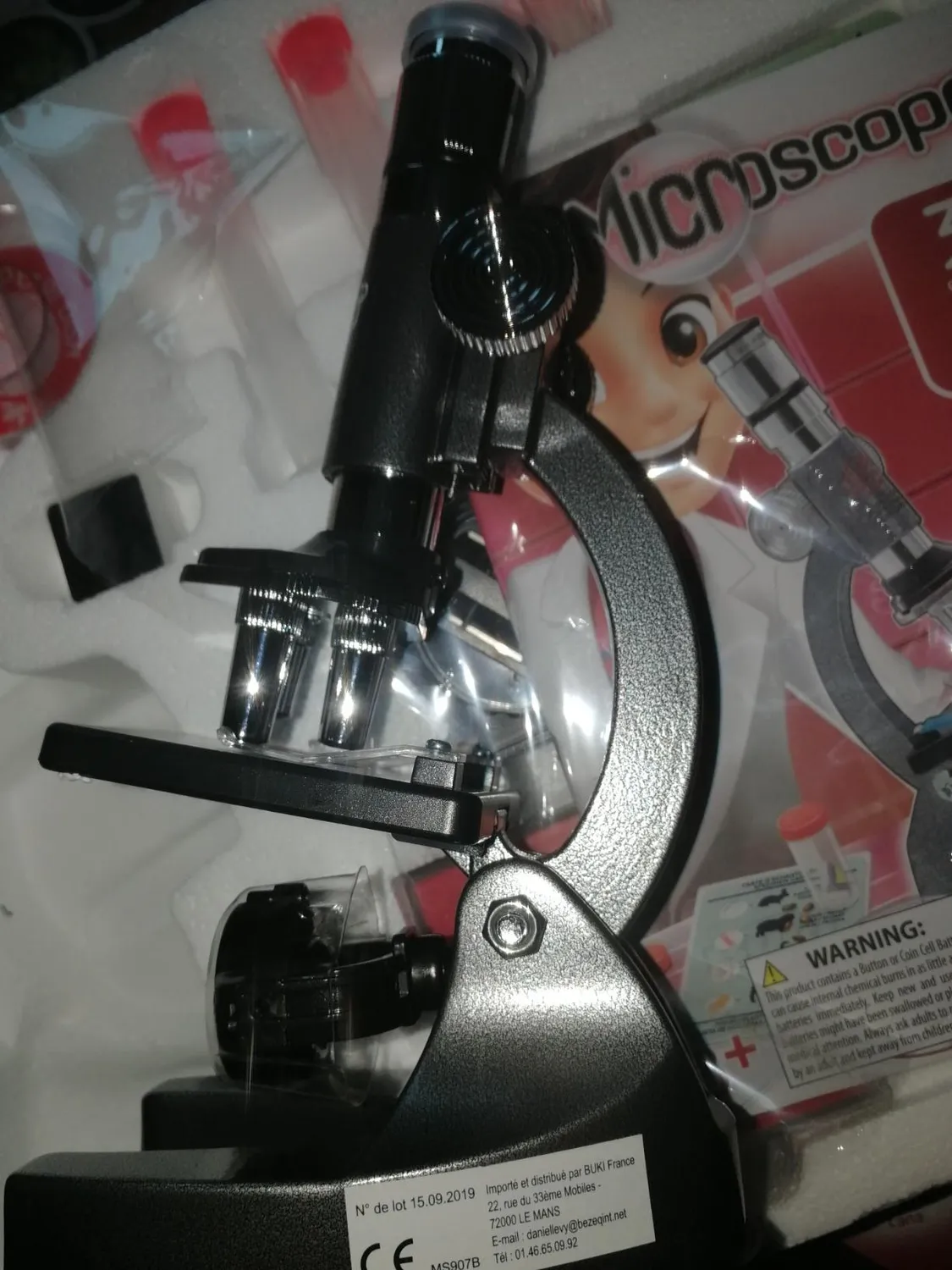 Buki Mikroskop MS907B 30 Experimente Kinder x1200