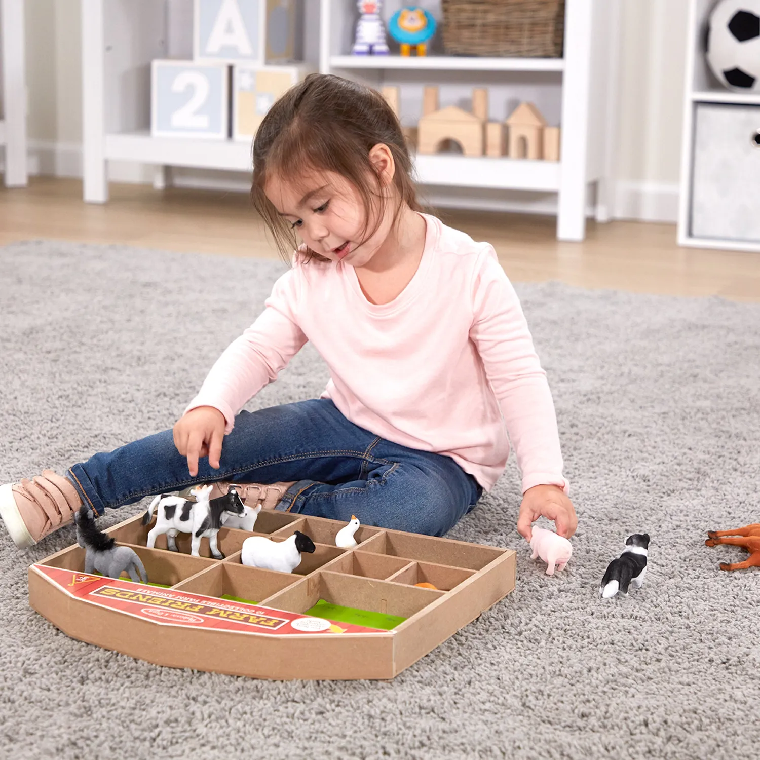 Melissa & Doug Farm Friends Spieltiere Bauernhof 10er Set