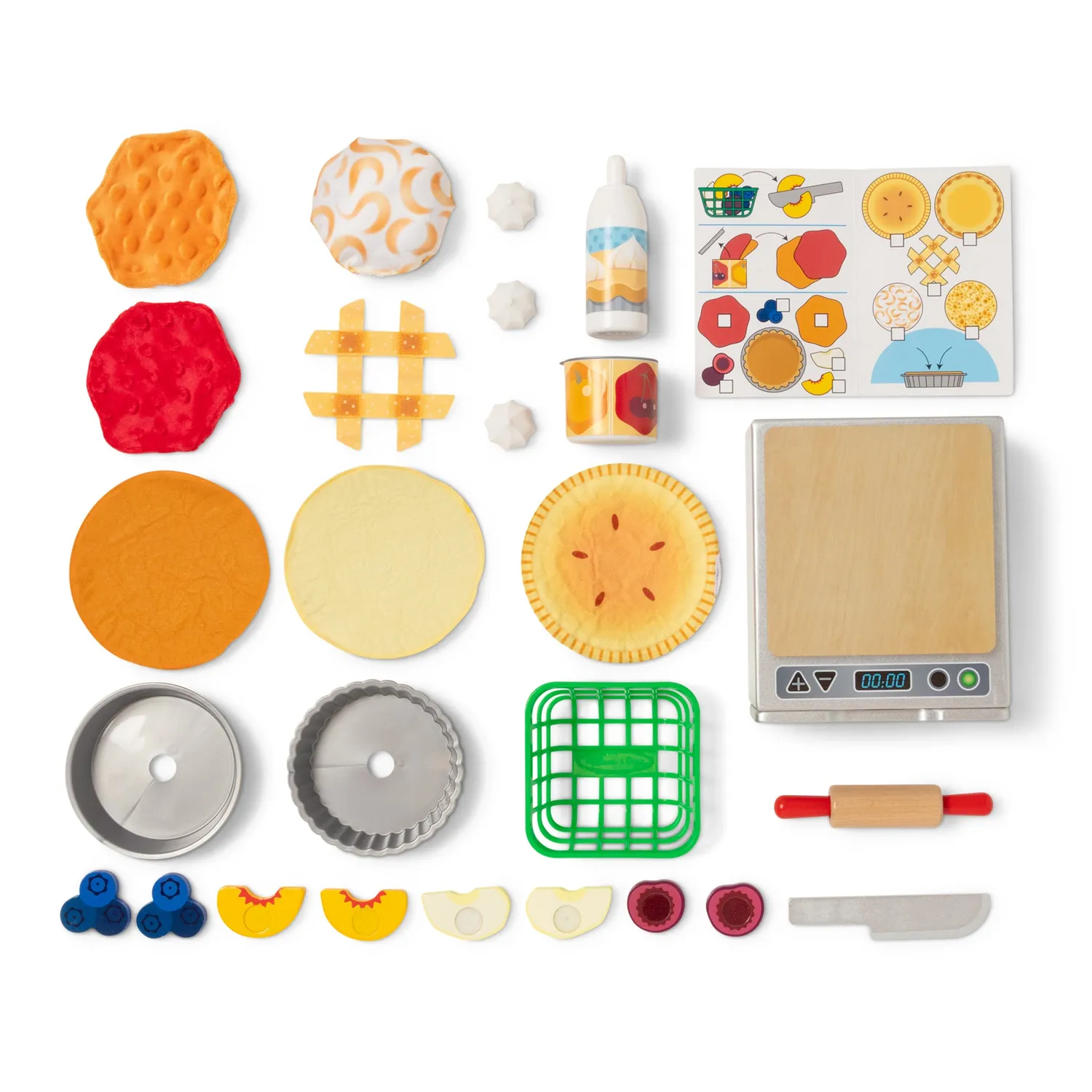 Melissa and Doug Make Bake Pies Kuchenspiel 27 Teile Holz
