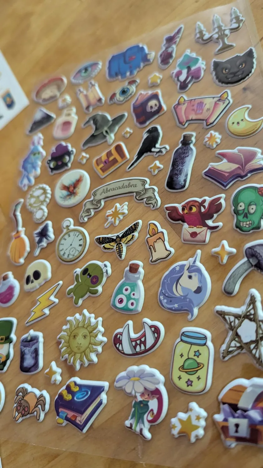 Buki France FK020 Stickertasche 200 Märchen A5 Gold