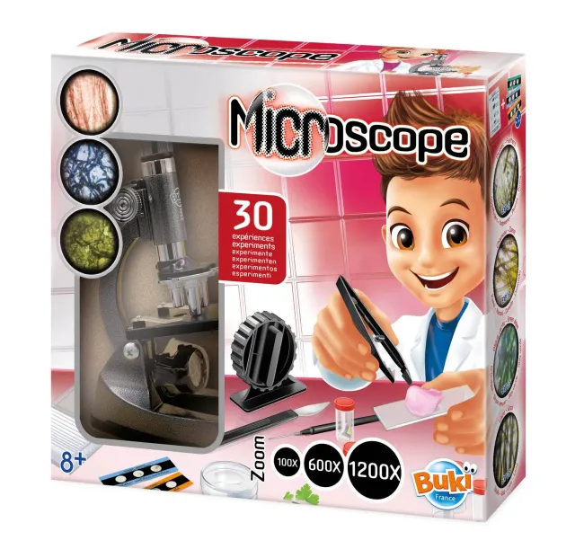Buki Mikroskop MS907B 30 Experimente Kinder x1200