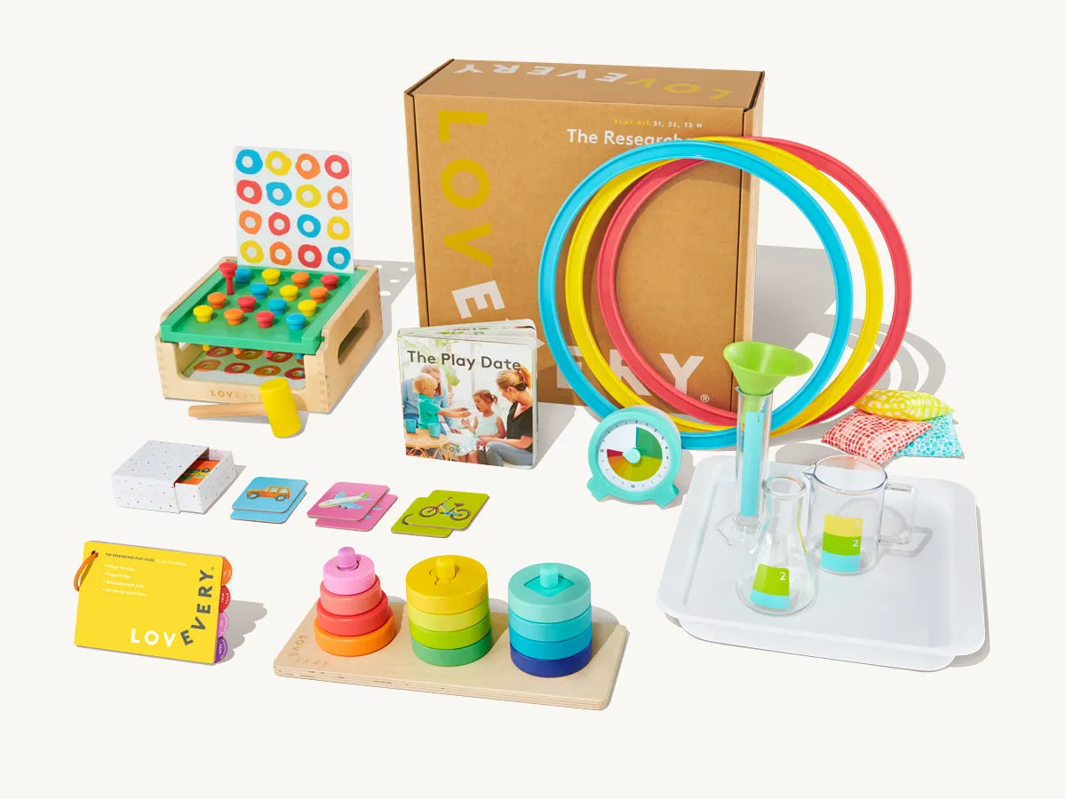 Lovevery Play Kits Das Forscher-Set Lernspielzeug Deutsch 31-33 M.