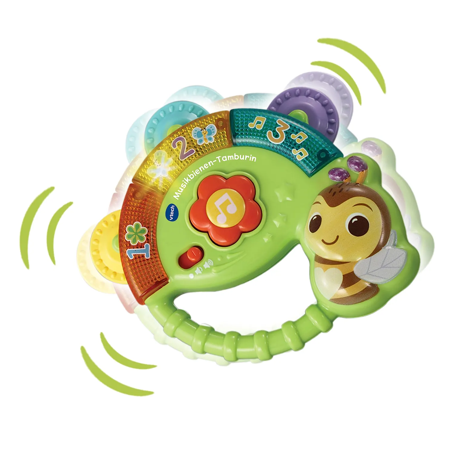 VTech Baby Musikbienen-Tamburin Musik-Spielzeug 3-36 Monate