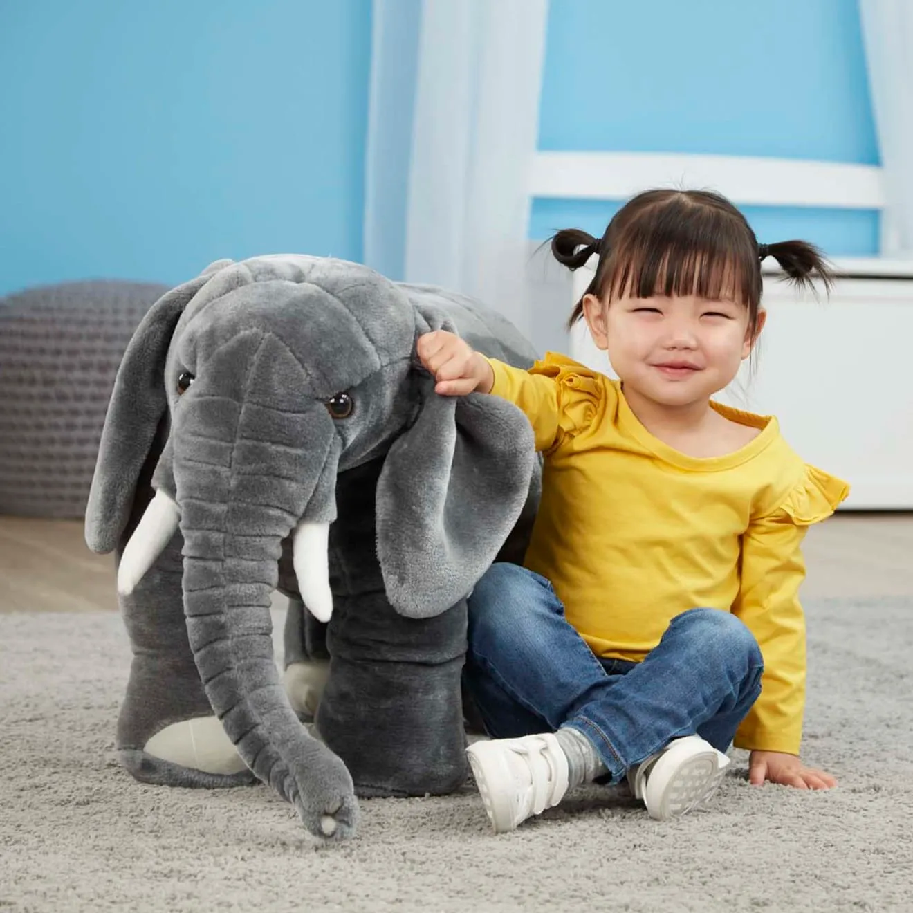 Melissa & Doug Elefant Plüschtier Riesen Kuscheltier