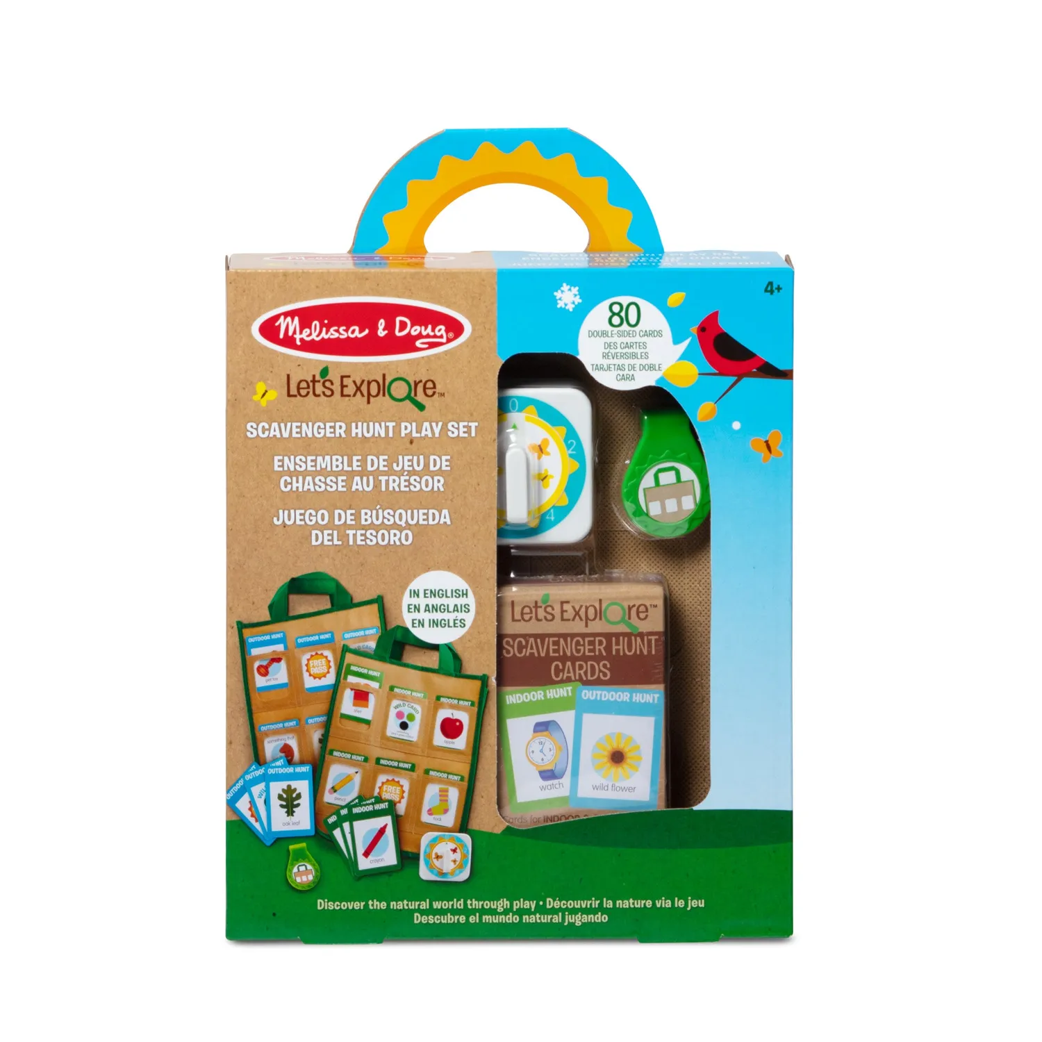 Melissa & Doug Let's Explore Schnitzeljagd Spielset 80 Karten