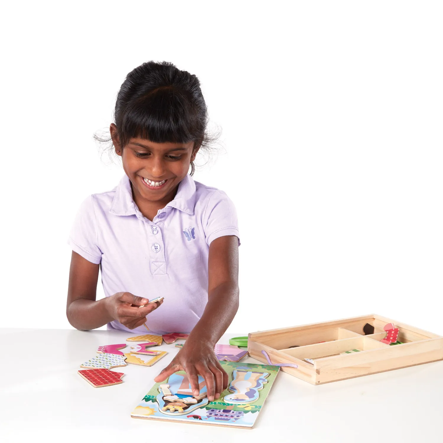 Melissa & Doug Princess Magnetspiel Anzieh Set 37-tlg